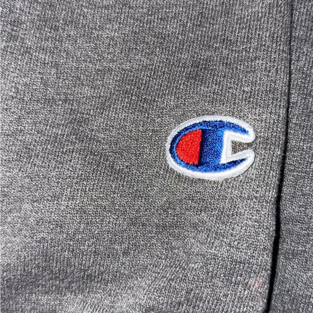 MENS Champion Charcoal Crewneck Sweater - Picture 5 of 5